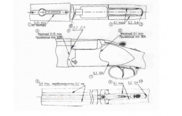 Порядок замены деревянных частей ружья ИЖ-27